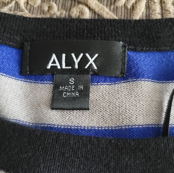 ALYX Striped Poncho Style Top | Size Small - Picture 2 of 4